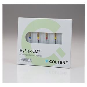 Hyflex EndoSequence CM Size Assorted Nickel Titanium 6/Pk