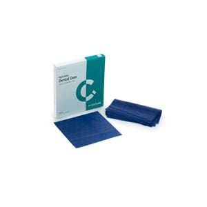 HySolate Latex Dental Dam 6 in x 6 in Heavy Gauge Blue Unflavored Unscntd 36/Bx