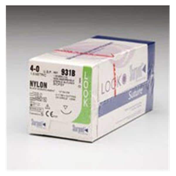 Suture 5-0 Nylon C-17 Black 18" Monofilament 12/Bx