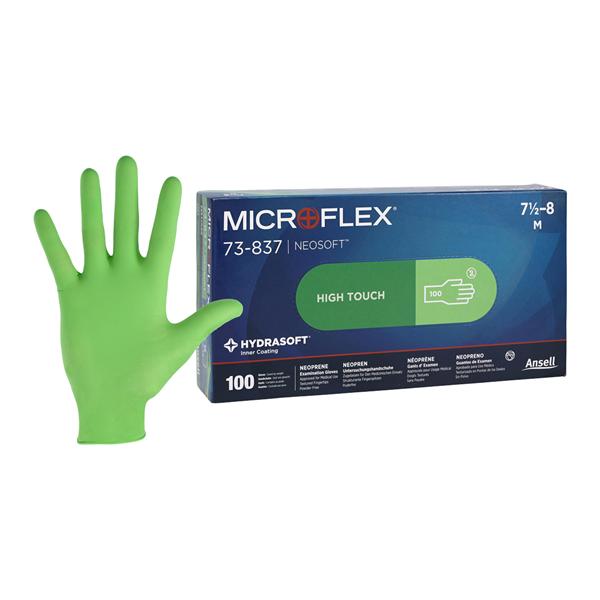 NeoSoft Gloves Medium Green Non-Sterile
