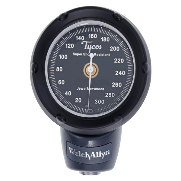DuraShock Platinum Series Aneroid Gauge Gry/Blk LF Dial Display Ea