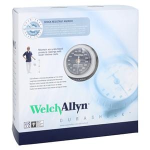 DuraShock Silver Series Aneroid Sphygmomanometer Size 11 Gry/Blk LF For Ea