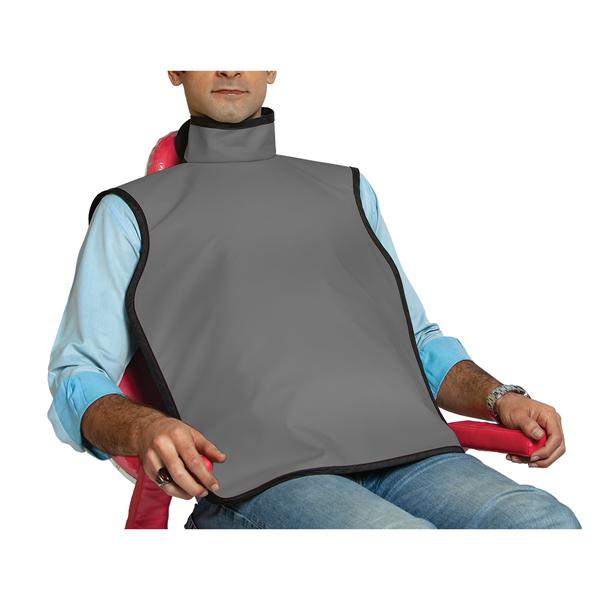 Maxi-Gard Lead X-Ray Apron Adult Grey With Collar Ea