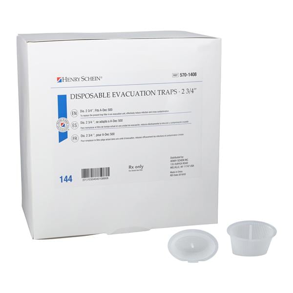 Trappe d aspiration 2 3/4 po Blanc 144/boîte
