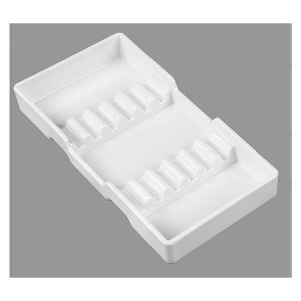 Drawer Organizer Instrument Tray 4 in x 8 in Size 16A Light Gray Ea