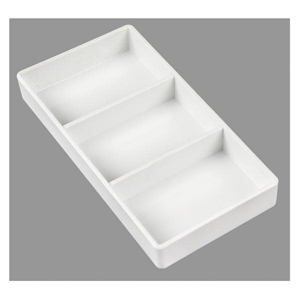 Drawer Organizer Instrument Tray 4 in x 8 in Size 17 Light Gray Ea