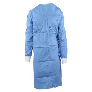 Surgical Gown AAMI Level 3 Reinforced / SMS Fabric Blue 24/Ca