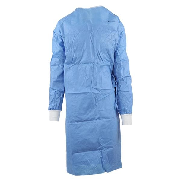 Surgical Gown AAMI Level 3 Reinforced / SMS Fabric Blue 24/Ca