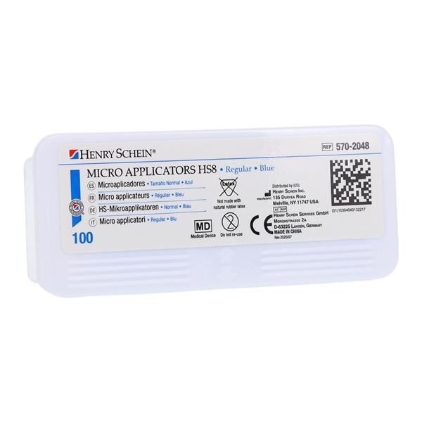 Bendable Micro Applicator Blue 100/PK