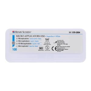 Bendable Micro Applicator White 100/PK