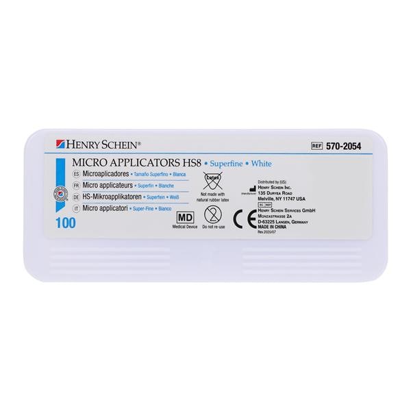Bendable Micro Applicator White 100/PK