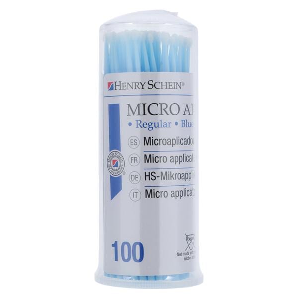 Bendable Micro Applicator Blue 100/Pk