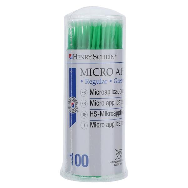 Bendable Micro Applicator Green 100/Pk