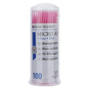 Bendable Micro Applicator Pink 100/Pk