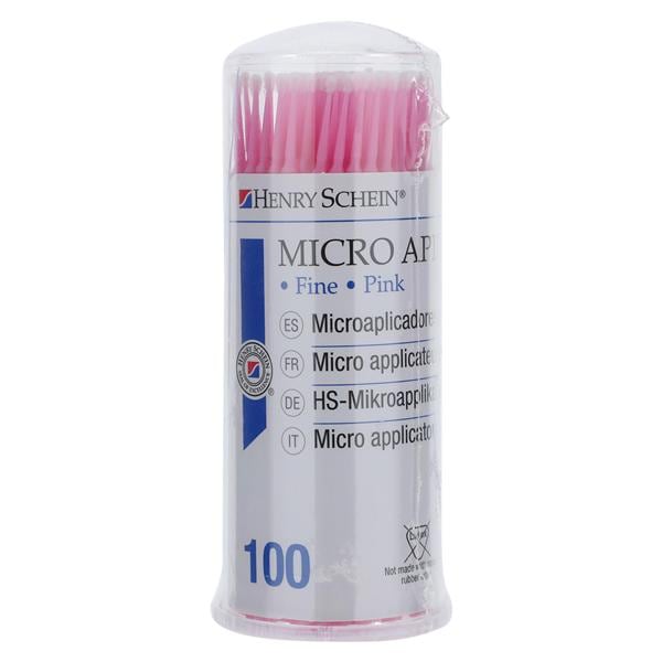 Bendable Micro Applicator Pink 100/Pk
