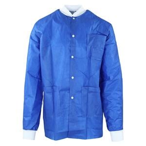Maxi-Gard Protective Jacket SMS Small Ceil Blue 10/Pk