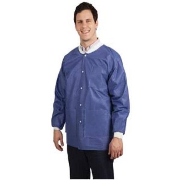 Maxi-Gard Protective Jacket SMS Medium Blueberry 10/Pk, 5 PK/CA