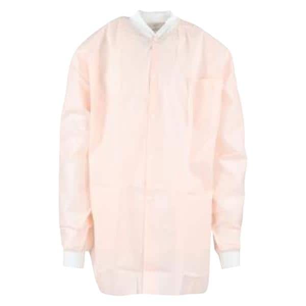 Maxi-Gard Protective Jacket SMS Medium Light Pink 10/Pk