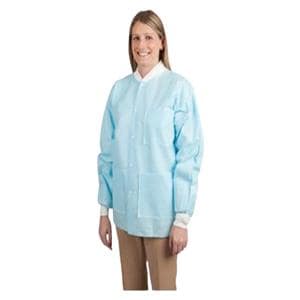 Maxi-Gard Protective Jacket SMS Medium Sky Blue 10/Pk