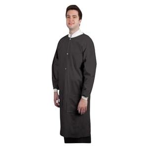 Maxi-Gard Protective Lab Coat SMS X-Large Black 10/Pk