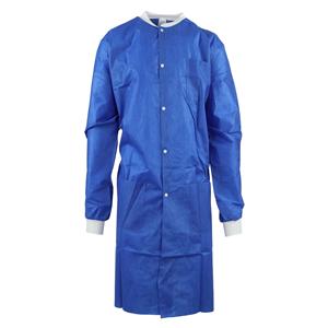 Maxi-Gard Protective Lab Coat SMS X-Large Ceil Blue 10/Pk