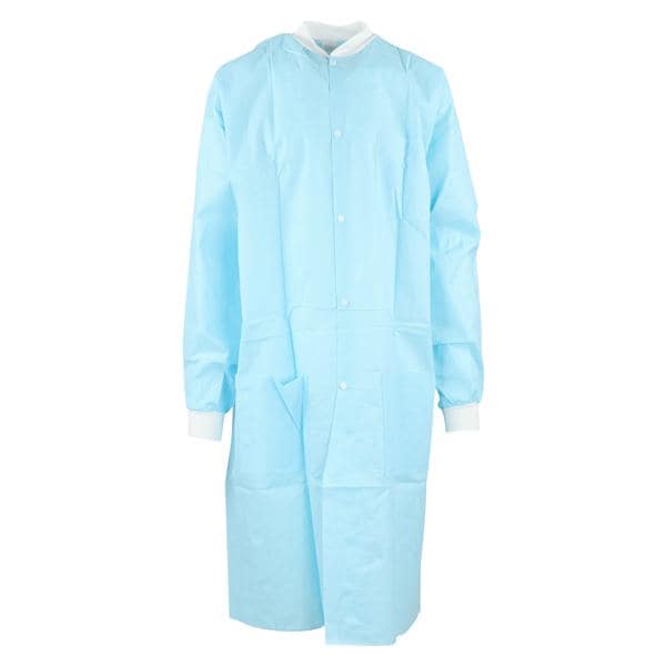 Maxi-Gard Protective Lab Coat SMS X-Large Sky Blue 10/Pk, 5 PK/CA