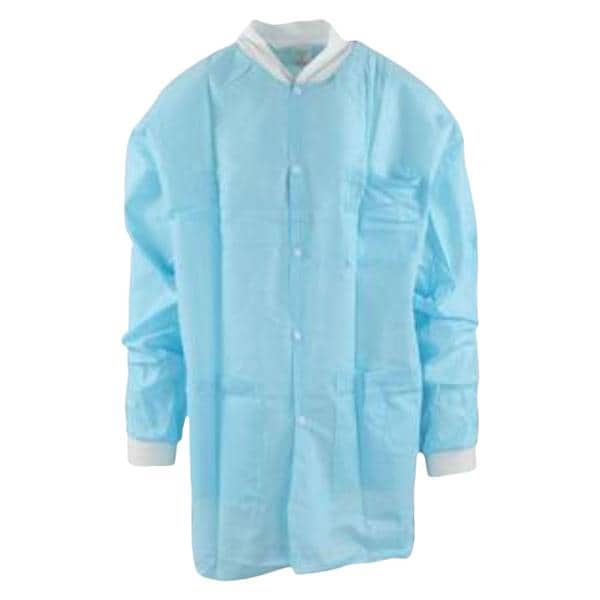 Maxi-Gard Protective Jacket SMS X-Large Sky Blue 10/Pk