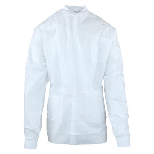 Maxi-Gard Protective Jacket SMS X-Large White 10/Pk