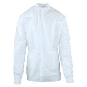 Maxi-Gard Protective Jacket SMS Large White 10/Pk, 5 PK/CA