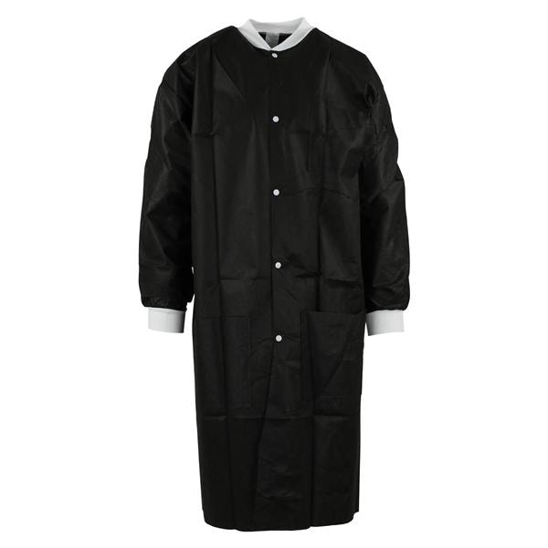 Maxi-Gard Sarrau de laboratoire Protection SMS Petit Noir 10/paquet
