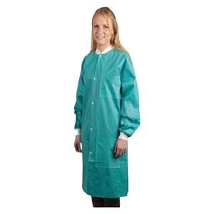 Maxi-Gard Protective Lab Coat SMS Medium Teal 10/Pk, 5 PK/CA