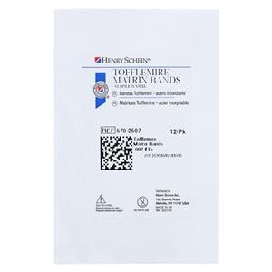 Bande pour matrice Tofflemire 15 0,002 po 3/16 po 12/paquet