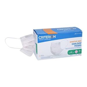 Criterion Sensitive Skin Earloop Face Mask ASTM Level 3 Pink 50/Bx, 40 BX/CA