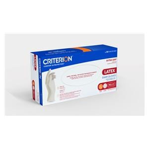 Criterion Latex Exam Gloves Large White Non-Sterile