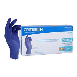 Criterion N300 Nitrile Exam Gloves Medium Electric Blue Non-Sterile