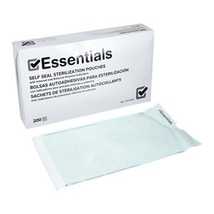 Essentials Pouch Self Seal 7.5 in x 13 in 200/Bx