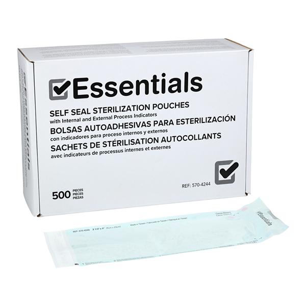 Essentials Pouch Self Seal 3.5 in x 9 in 500/Bx