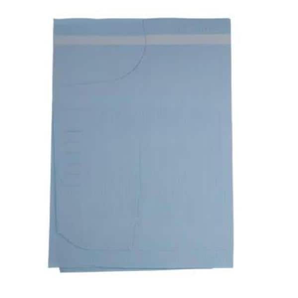 Premium Gown 30 in x 42 in Blue Medium / Large Disposable 50/Ca