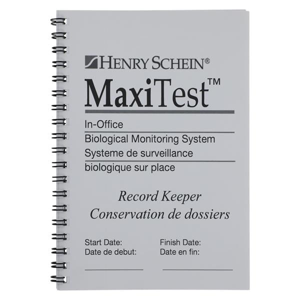 Maxitest Record Keeping Booklet Ea