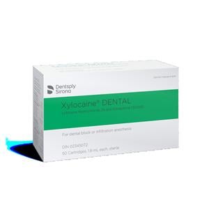 Xylocaine Lidocaïne 2% Épinéphrine 1:50 000 50/boîte