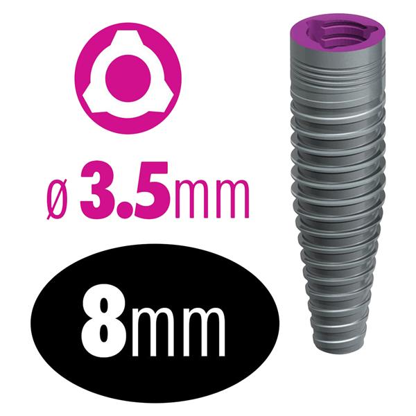 Tricam interne 3.5X8mm 3.5HD