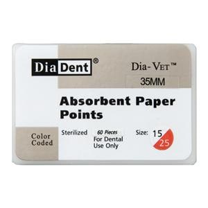 Dia-Vet Absorbent Points 0.02 60/Bx