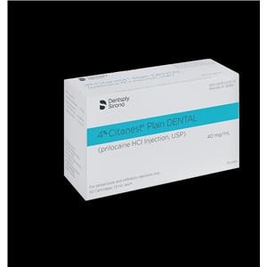 Citanest Prilocaine HCl 4% Plain 50/Bx, 20 BX/CA