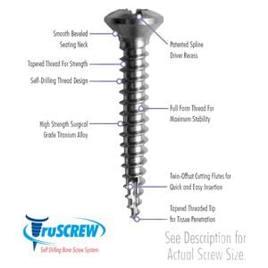Vis os Truscrew 1.25 mm