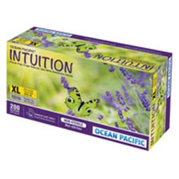 Ocean Pacific Intuition Exam Gloves Large Lilac Non-Sterile
