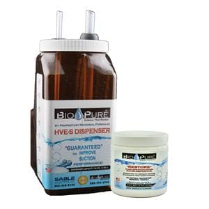 Bio-Pure Vacuum Line Cleaner Evacuation Cleaner Restore & Maintenance Kit Pk