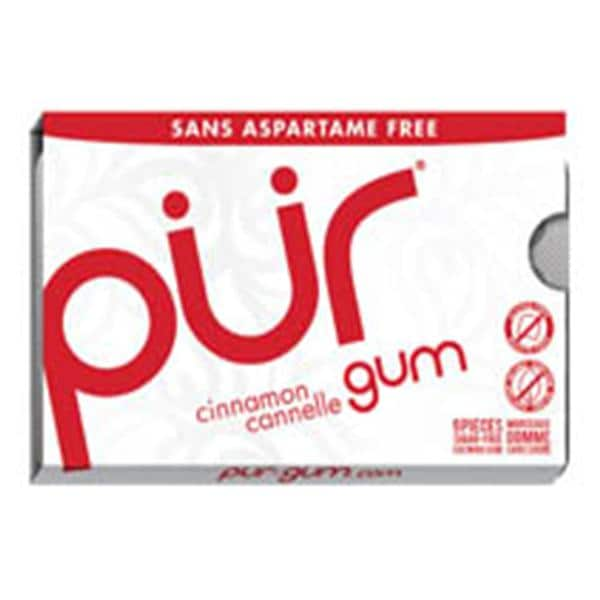 PUR Chewing Gum Gum Cinnamon Blister Pack 12/Bx