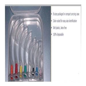 Rescuer Guedel Airway Kit Ea, 10 EA/CA