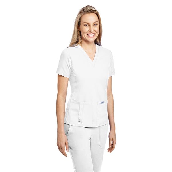 Mobb Top Scrub 2X Large White Ea