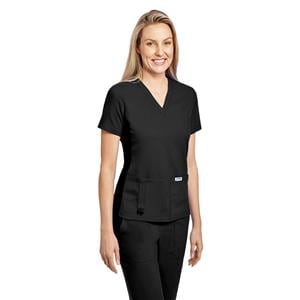 Mobb Top Scrub 2X Large Black Ea